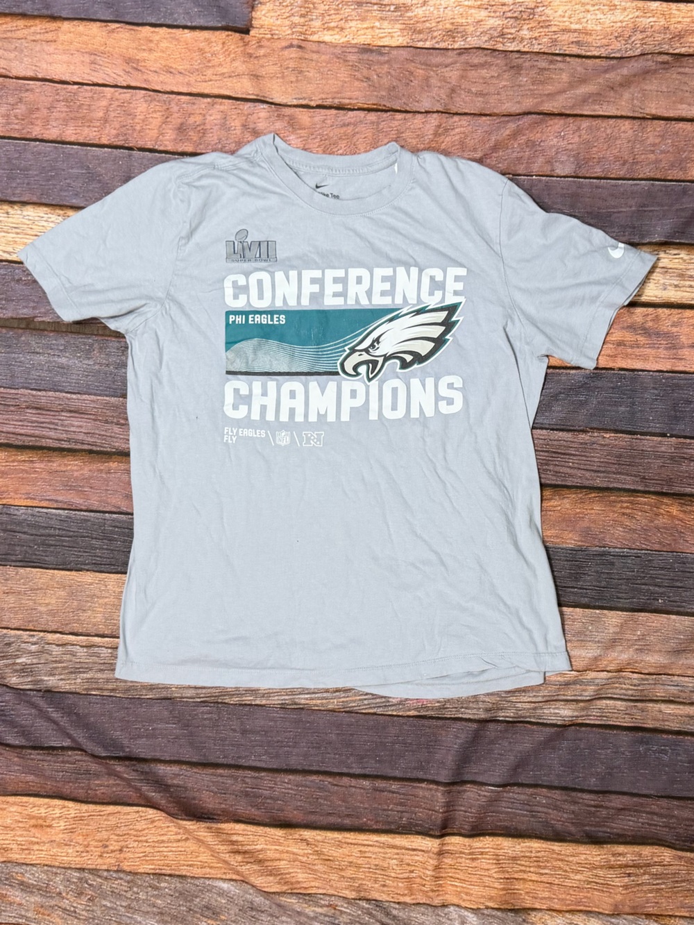 Philadelphia Eagles Super Bowl LVII Conference Champions Tshirt Nike